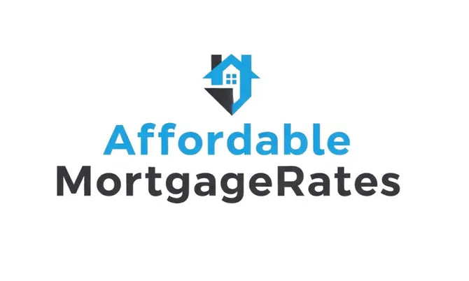 Domain name affordablemortgagerates.com displayed on a web browser, representing the Nameify brand for mortgage rate websites.