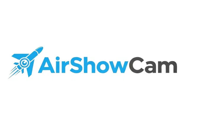 AirShowCam.com domain name displayed on a webpage, featuring the Nameify branding and a sleek, modern design.