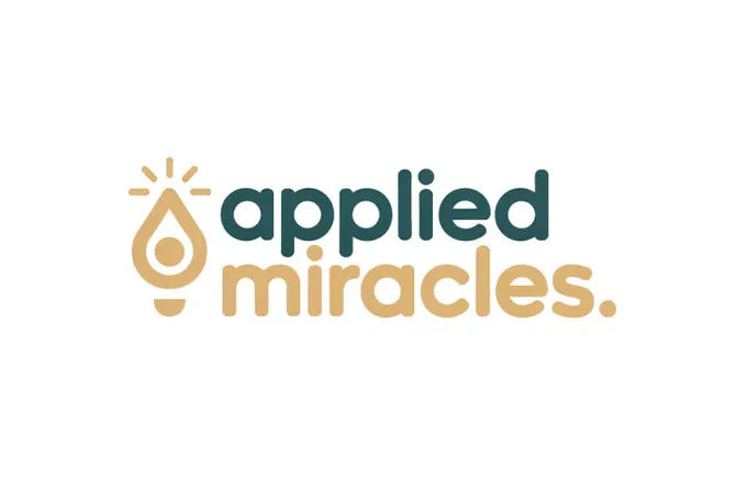 AppliedMiracles.com domain name displayed on a web page, showcasing the branding for Nameify's domain services.