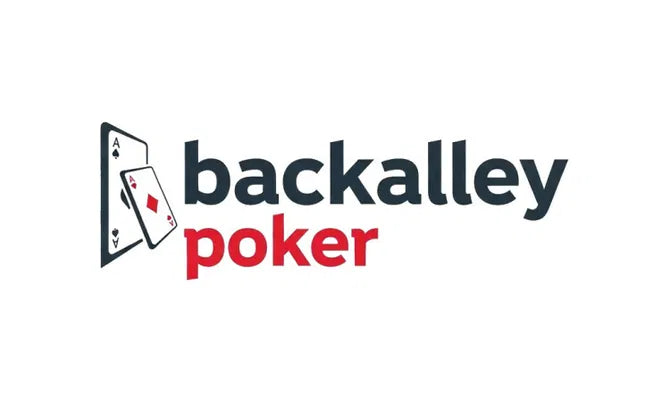 BackAlleyPoker.com domain name displayed on a sleek web browser screen, representing a poker website from Nameify.