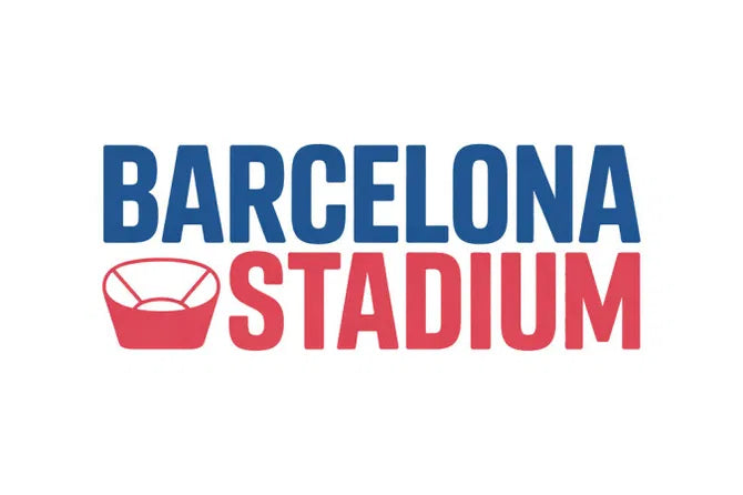Screenshot of the BarcelonaStadium.com domain homepage showcasing the website's layout and branding for Nameify.