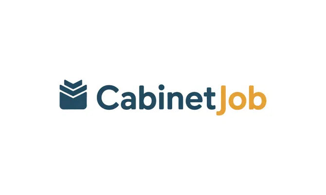 Logo image for CabinetJob.com domain by Nameify, featuring a professional logo design with the website name.