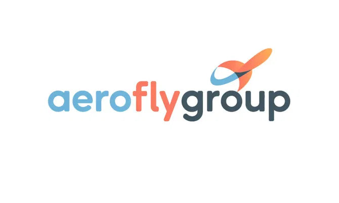 Nameify Aeroflygroup domain logo featuring a sleek design with the brand name and modern graphics.