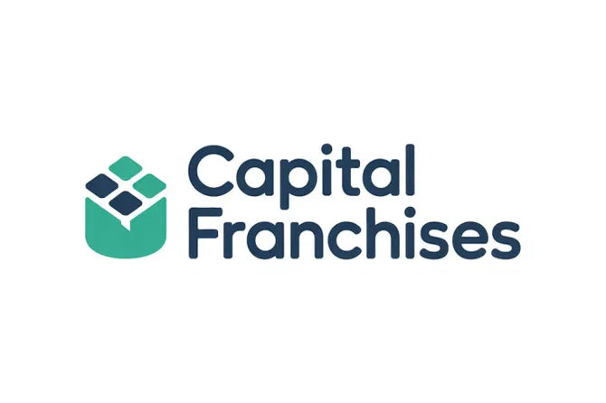 Logo image for CapitalFranchises.com domain by Nameify, featuring a modern design with the website's branding.