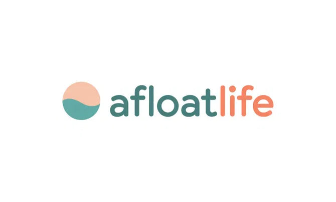 Afloatlife.com domain logo with the Nameify brand name, featuring a modern design and clean typography.