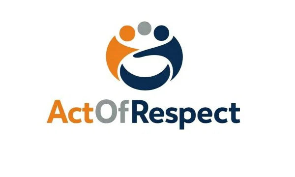 Logo image for ActOfRespect.com domain by Nameify, featuring a sleek and modern design with the brand name displayed prominently.