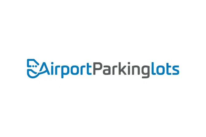 Logo image of AirportParkingLots.com domain by Nameify, featuring a modern design representing airport parking services.