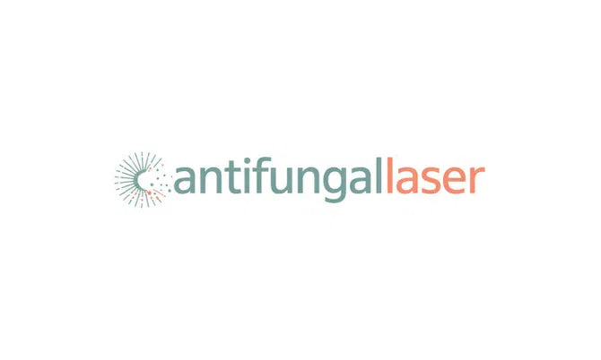 Logo image for AntifungalLaser.com domain by Nameify featuring a professional design with antifungal treatment branding.
