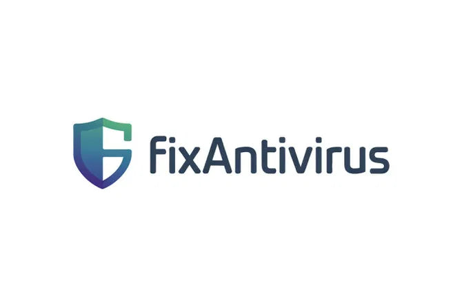 FixAntivirus.com domain logo by Nameify featuring a sleek design and clean typography on a white background.