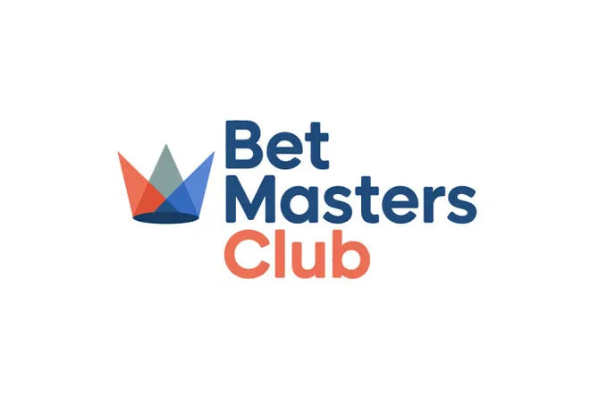 BetMastersClub domain logo with Nameify branding, featuring a sleek design and modern typography for the betting website.