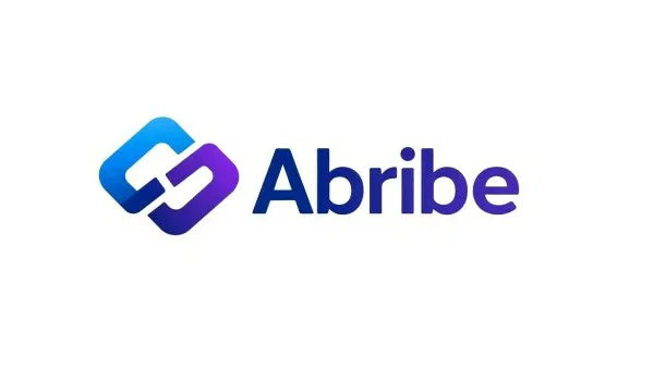Nameify ABribe.com domain logo featuring a modern design with the brand name and a sleek graphic element.