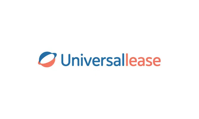 Logo image for UniversalLease.com domain, featuring the Nameify brand logo on a clean background.