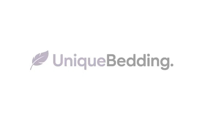 Logo image of UniqueBedding.com domain by Nameify, featuring a modern design with the brand name in sleek typography.