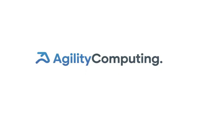 Logo image of Agility Computing domain by Nameify, featuring the company's branding and logo design.