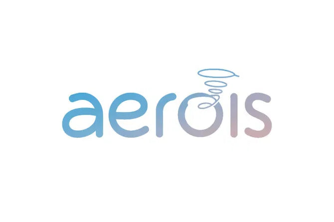 Aerois.com domain logo with the Nameify brand name and a sleek, modern design on a black background.