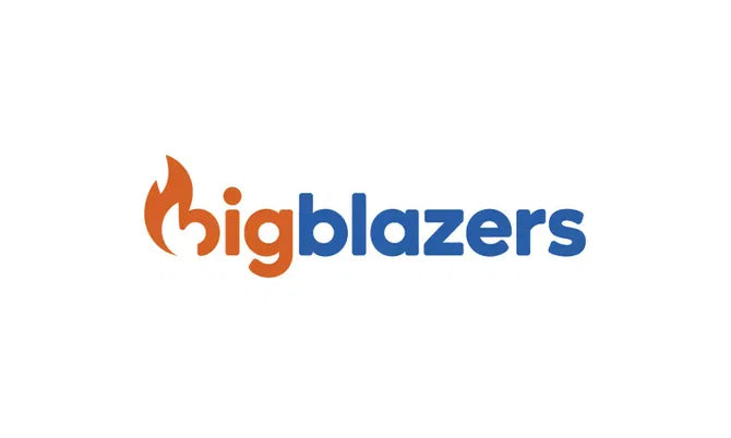 Nameify logo image for BigBlazers.com domain, featuring a modern design with the Nameify brand name in bold lettering.