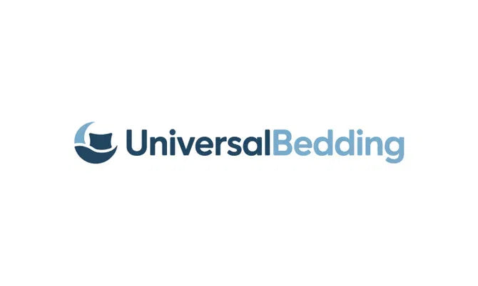 Nameify logo for UniversalBedding.com domain, featuring a modern design with the brand name in bold lettering on a clean background.
