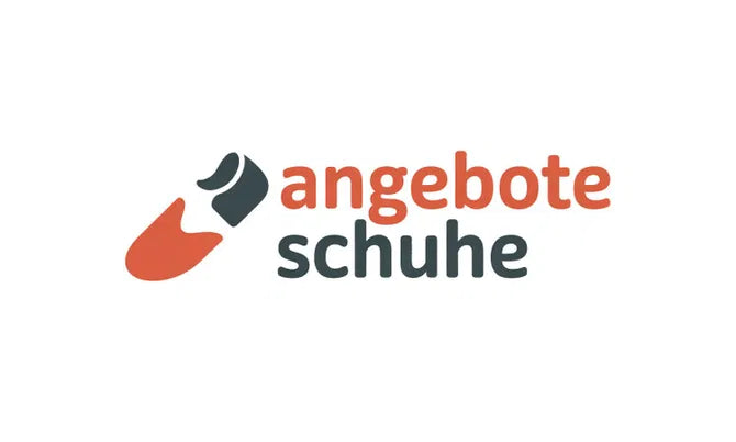 Nameify logo for AngeboteSchuhe.com domain, featuring a modern design with the brand name and website branding elements.