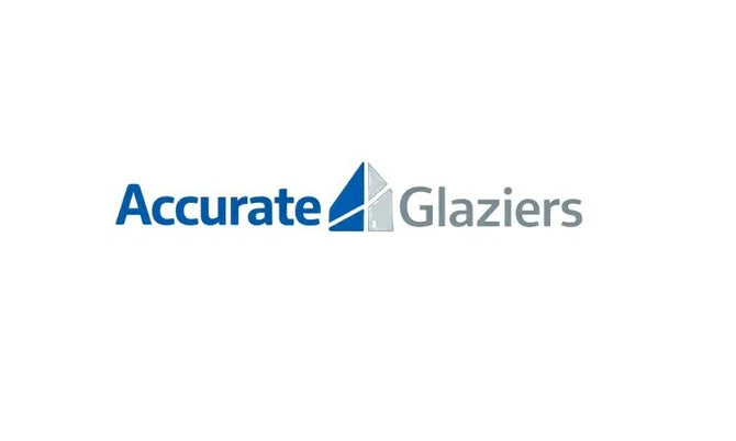 AccurateGlaziers.com logo featuring the Nameify brand with a professional design and clear branding elements.