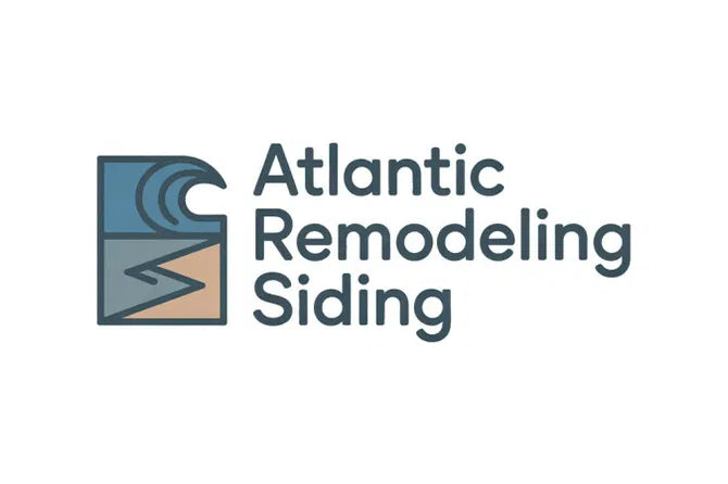 Atlantic Remodeling Siding logo featuring the Nameify brand on a web domain branding image.