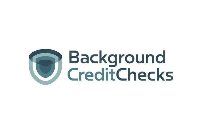 Nameify logo for BackgroundCreditChecks.com domain, featuring a professional design with the company name in modern font.