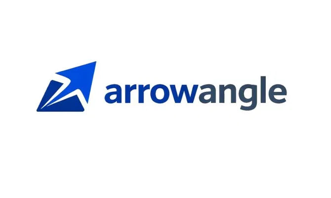 ArrowAngle.com domain logo featuring the Nameify brand, with a modern arrow graphic and sleek text design.