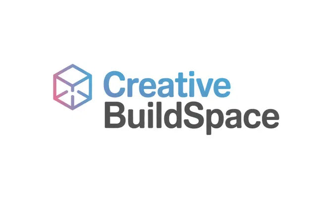 CreativeBuildSpace domain logo by Nameify featuring a modern design with a creative build theme.