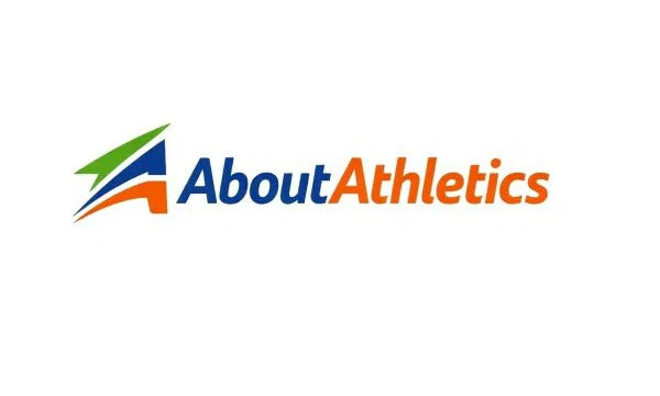 Logo image for AboutAthletics.com domain, featuring the Nameify brand with a modern design and branding elements.