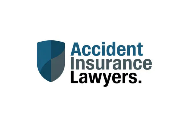 Domain name accidentinsurancelawyers.com displayed on a web page, representing legal services for accident insurance claims.