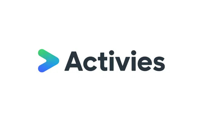 Screenshot of the activies.com domain website on a computer screen, showcasing the homepage layout and branding.