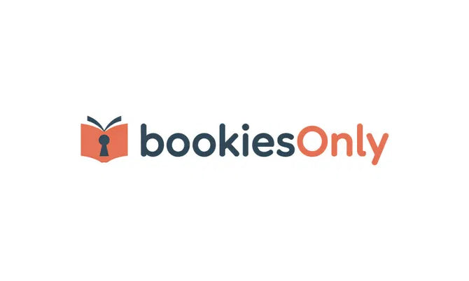 Logo image for BookiesOnly.com domain by Nameify, featuring a modern design with the site name in bold text.