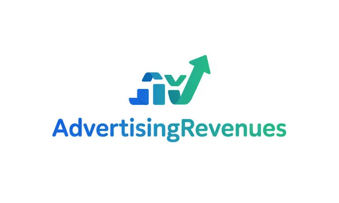 Logo image for AdvertisingRevenues.com domain, featuring the Nameify brand with a professional graphic design.