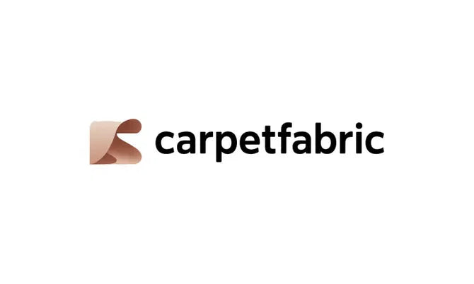 Logo image for CarpetFabric.com domain by Nameify, featuring a professional design with the brand name on a clean background.