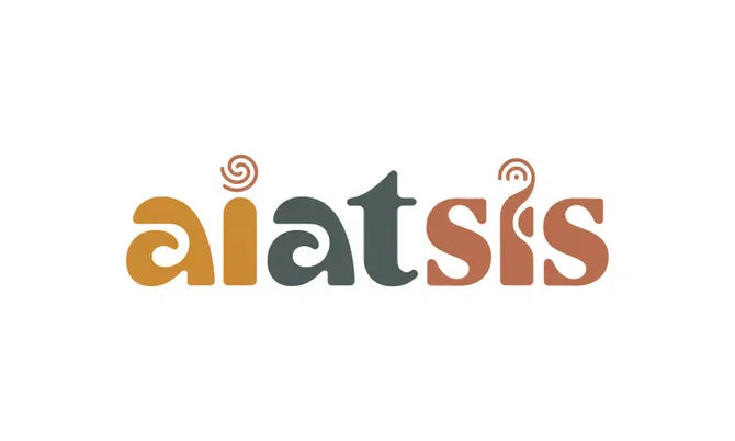 Aiatsis.com domain logo by Nameify, featuring a modern design with the Aiatsis branding on a sleek background.