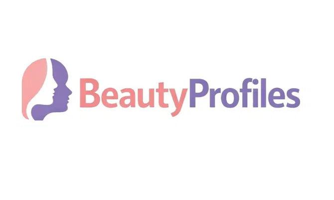 Nameify logo for BeautyProfiles.com domain, featuring a modern design with vibrant colors and sleek typography.