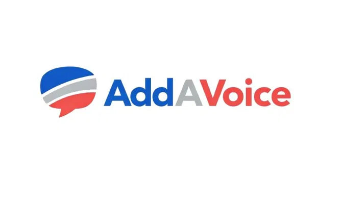 AddaVoice.com domain logo by Nameify, featuring a clean design with the AddaVoice.com name and branding elements.