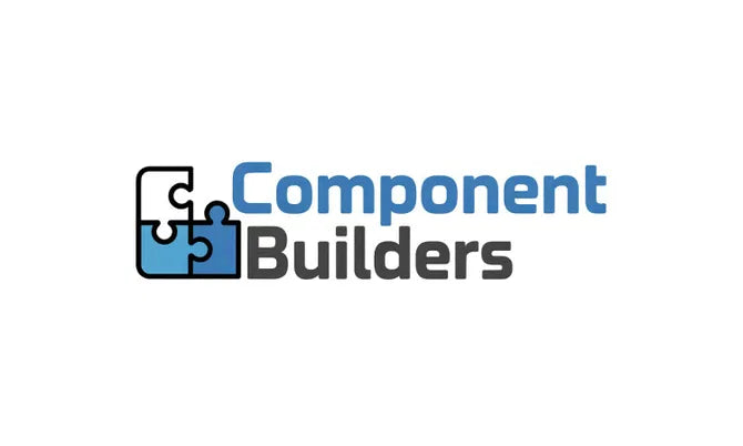 Nameify domain logo for ComponentBuilders.com featuring a modern design with the brand name and graphic elements.