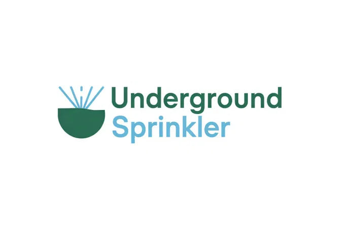 UndergroundSprinkler.com domain logo with Nameify branding, featuring a modern design and the website name on a dark background.