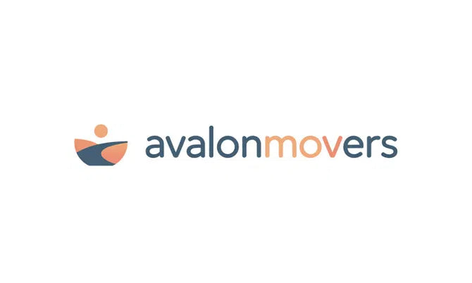 Logo image for AvalonMovers.com domain by Nameify featuring a professional company logo on a dark background.