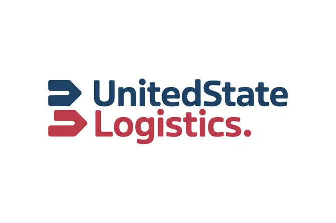 UnitedStateLogistics.com domain logo featuring the Nameify brand, with a professional design and company branding elements.