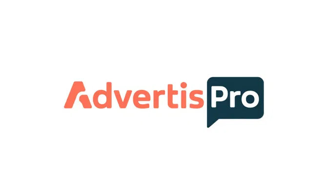 Nameify Advertispro domain logo featuring the brand's text and design elements on a clean background.