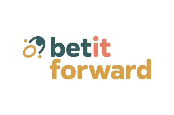 Nameify BetItForward.com domain logo, featuring the website's branding and logo design on a professional digital image.