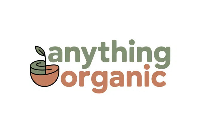 Logo image for AnythingOrganic.com domain by Nameify, featuring a clean and modern design with organic-themed elements.