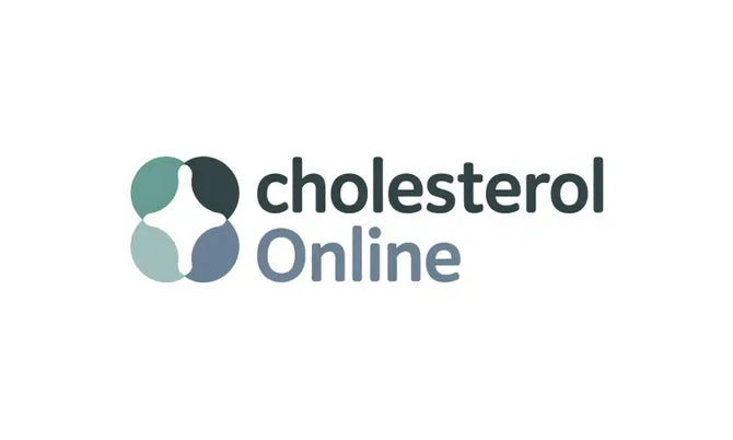CholesterolOnline.com domain logo featuring the Nameify brand, with a clean design and text on a white background.