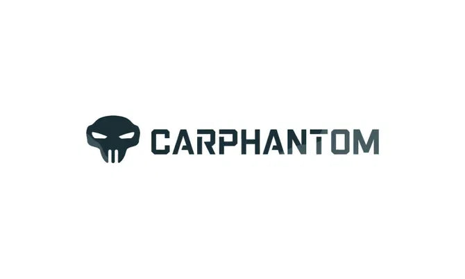 Logo for CarPhantom.com domain by Nameify, featuring a sleek design with the CarPhantom branding on a professional background.