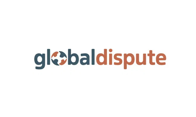 Globaldispute.com domain logo featuring the Nameify brand, with a professional design and clear text on a white background.