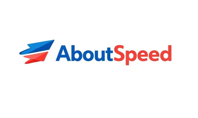 Logo image of AboutSpeed.com domain by Nameify featuring a modern design and AboutSpeed.com branding on a clean background.